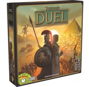 7 Wonders Duel ett av de mest populära och roliga kortspelen för två. Välgjort, snyggt och beroendeframkallande.
