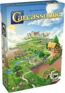 Carcassonne är ett bra och roligt brädspel för vuxna och familjer. Perfekt som sällskapsspel!