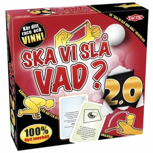 Ska vi slå vad - Bra och roligt sällskapsspel för både vuxna och yngre.