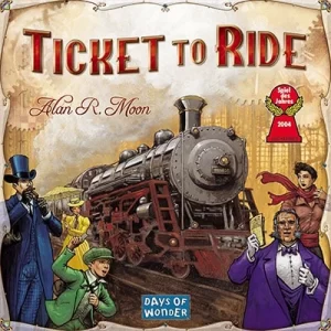 Ticket to Ride är ett av de mest populära brädspelen och är enkelt att lära sig. Ett roligt sällskapsspel för alla åldrar!