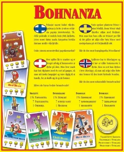 Bohnanza är ett roligt kortspel som vi tycker är bäst i test. Varje spelare har ett bönfält där man ska plantera bönor. Man ska även byta bönor och förhandla med motspelarna, vilket gör det till ett socialt och roligt kortspel.