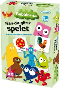 Babblarna Kan du göra spelet är bästa barnspel för de yngre förmågorna. Här räcker det med att man är 2 år för att spela.