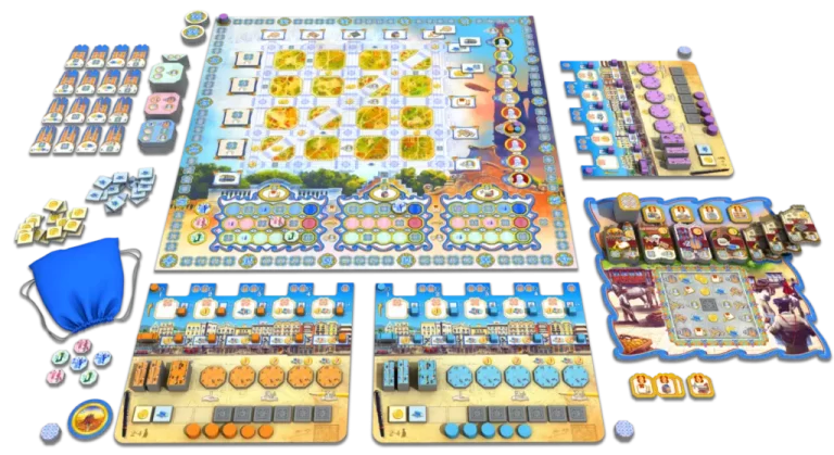 Barcelona brädspel spelplan. Det tar lite tid att komma in i detta men det är väl värt mödan tycker vi.