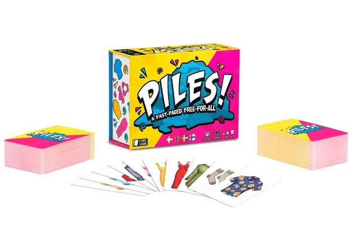 Piles! är ett kul familjespel där man ska para ihop kläder.