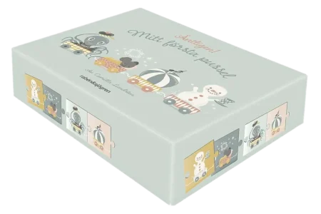 Mitt första pussel barn passar för både 1 år, 2, år, 3 år. Snyggt och välgjort tycker vi.